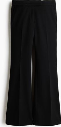 H&M Flared Trousers in Black at Nordstrom, Size 10