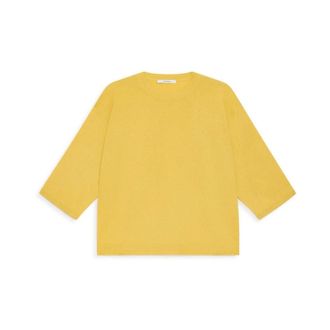 Maliparmi Round-neck Knitwear, female, Yellow, Size: XS Colours Of The World Sweater