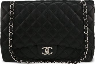 Chanel Timeless line Jumbo Classic Flap shoulder bag - women - Leather - One Size - Black