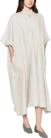 Ziggy Chen Kleedjes, Dames, Beige, M, Midi Jurk