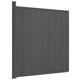 Berkfield Home Fence Panel WPC Grey 173x186 cm