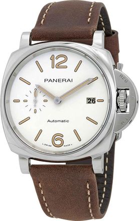 Officine Panerai Luminor Due Automatic Silver Dial Mens Watch PAM01046