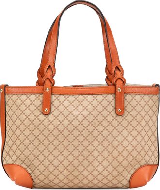 Gucci Gg Monogram Kleine Tote Beige-bruin