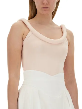 Alexander McQueen Logo-Embroidered Viscose Blouse - Pink