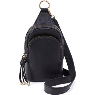 Hobo Small Cass Leather Sling Bag in Black at Nordstrom