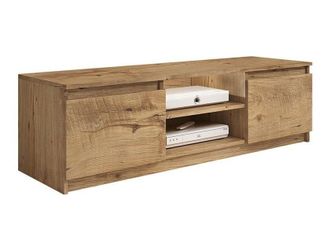Mirjan24 Mobilier1 - Mueble Tv Sarasota 139, Casta&ntilde;a, N&uacute;mero De Puertas: 0, N&uacute;mero De Cajones: 0, 120x36x38cm, Led
