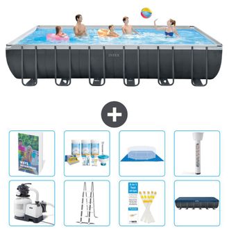 Intex Piscina Ultra Xtr Rectangular - 732x366x132 Cm - 9-piezas S574