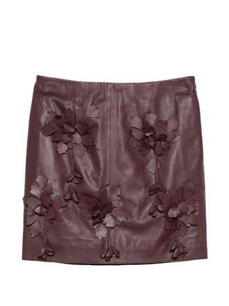 Alberta Ferretti Alberta Ferretti Minifalda de piel sint&eacute;tica