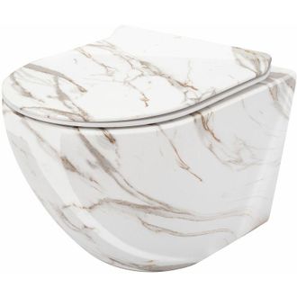 Rea Rea - Taza De Inodoro Wc Carlos Slim Lava Shiny