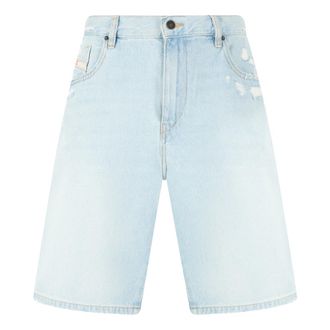 Diesel Denim Shorts, male, Blue, Size: W36 D-Strukt Short