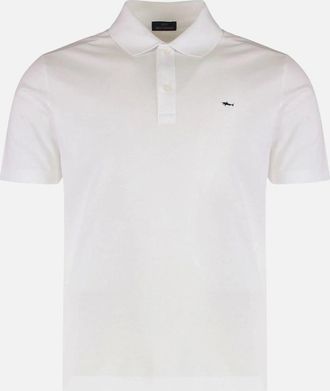 Paul & Shark Paul & Shark Mens Double cotton Piqu&egrave; polo shirt - White - Size: 44