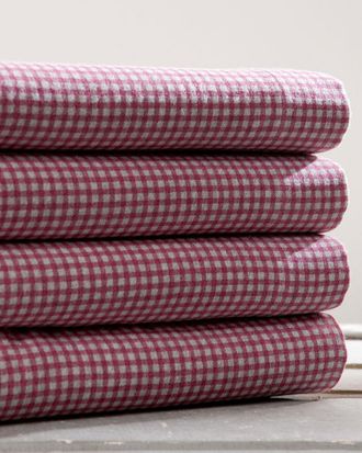 Belle Epoque Gingham Flannel Sheet Set