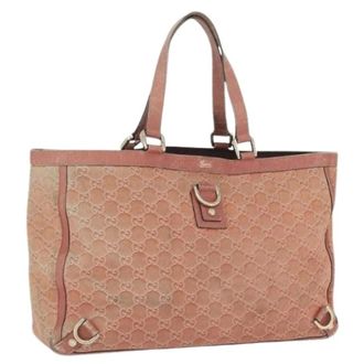 Gucci Pre-owned Tote Bags, female, Pink, Size: ONE SIZE Pre-owned Vintage Tote Bag