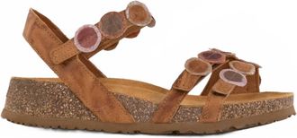 Think Womens Koak Sandal In Tan/kombi