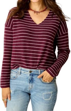 Carve Designs Zella Sweater In Nirvana Stripe
