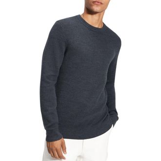 Theory Maden T.Novo Crewneck Wool Sweater in Charcoal Melange at Nordstrom Rack, Size X-Large