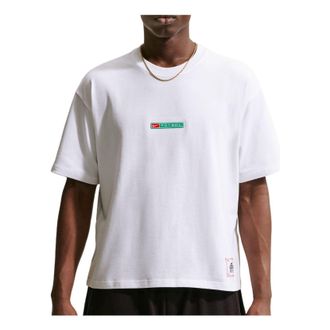 Nike NSW Boxy Futbol Loose T-Shirt University Red White Stadium Green IR8959-101