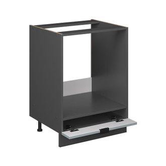 Vicco Armario Para Horno Empotrado Fame-line, Azul Claro-gris, 60 Cm, Et Roble Vicco