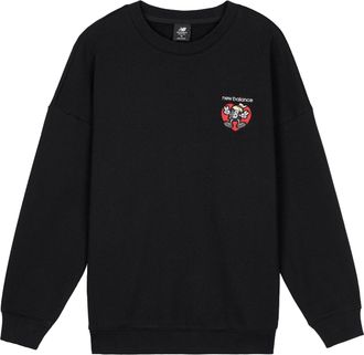 New Balance (WMNS) New Balance Printing Round-neck Swea Black AWT03367-BK