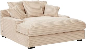 Vente-Unique Div&aacute;n de 2 plazas de pana en color rosa viejo ESARTO de Pascal Morabito