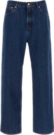 Jil Sander Blue High Rise Jeans