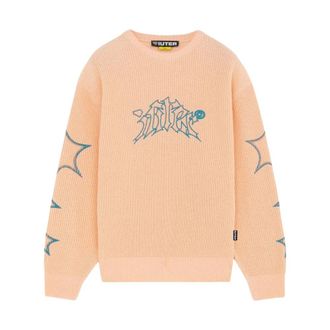 Iuter Round-neck Knitwear, male, Pink, Size: 2XL Maglione Dreams