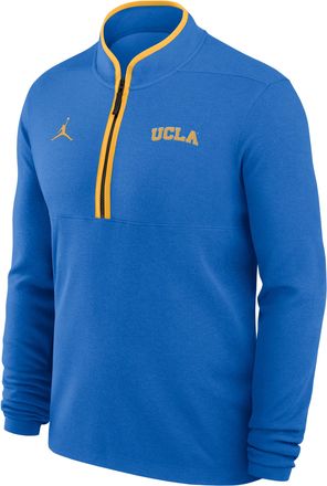 Nike Jordan Mens UCLA Courtside Jordan Brand Dri-FIT College Half-Zip Top in Blue | JJ4309WTUCL-KMU