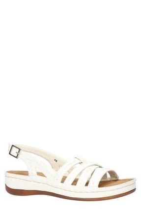 Easy Street Kehlani Slingback Sandal in White at Nordstrom Rack, Size 9.5