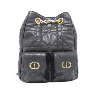 Dior Black Leather Backpack (Pre-Owned)