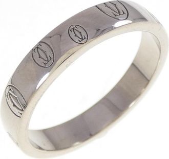 Cartier White Gold White Gold (18K) Band Ring (Pre-Owned)