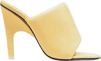 The Attico Rem Mules - Dames - Muiltjes - Geel - 39 EU - Schoenen