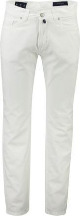 Pierre Cardin Lyon Tapered broek wit katoen normale fit