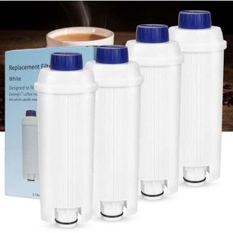 OEM 4 Filtros De Agua Para Delonghi Compatibles Con Dlsc002, Xu, Ecam Etam Ec800 Con Carb&oacute;n Activado Para 60 Litros De Agua-crezuo