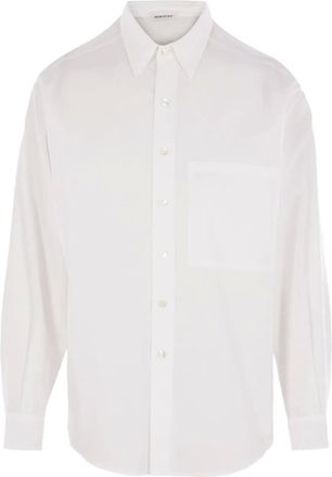 Auralee patch-pocket shirt - White