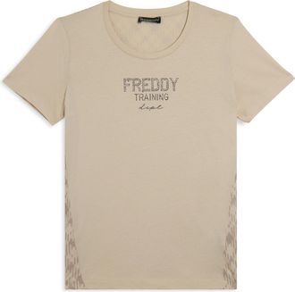 Freddy T-shirt raglan con inserto geometrico