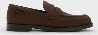Charles & Keith Arven Faux Suede Penny Loafers