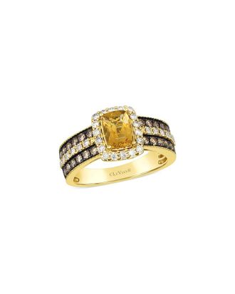 Le Vian 14K 1.48 ct. tw. Diamond & Citrine Cocktail Ring