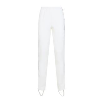 Prada White Slim-fit Cotton Trouser