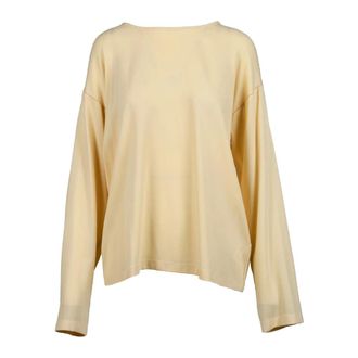 Fabiana Filippi Blusa Elegante de Viscosa y Elastano - Blouses & Shirts - Mujer - Beige - M