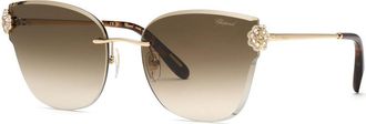 Chopard SCHL57S 300X Mens Sunglasses Gold Size 59