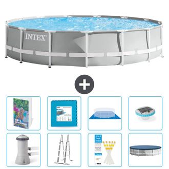 Intex Piscina Prism Frame Redonda - 457x107 Cm - 9-piezas S674