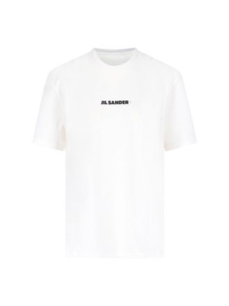 Jil Sander Logo T-Shirt - White