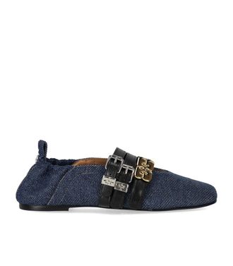 Ganni BALLERINA SUE TRIPLE DENIM GANNI