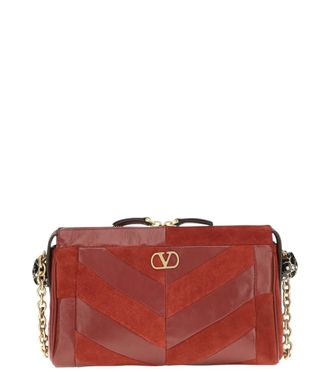 Valentino Garavani Red Panthea Small Crossbody Bag