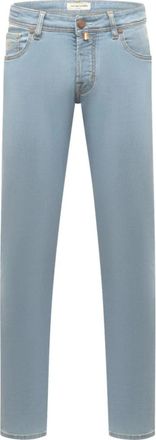 Jacob Cohen Bard Slim-fit Jeans - Heren - Slim Fit Jeans - Blauw - W36 - Leer - Jeans