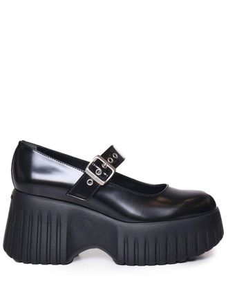 Hogan Mary Jane brogues - women - Leather - 38 - Black