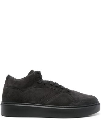 Doucal's suede sneakers - Black