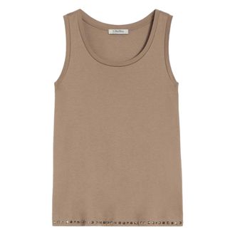 Max Mara Body Top - female - Max Mara - Sleeveless Tops - Brown - XL - Tops