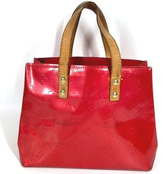 Louis Vuitton Fuchsia Pink Monogram Vernis Handbag Tote Bag (Pre-Owned)