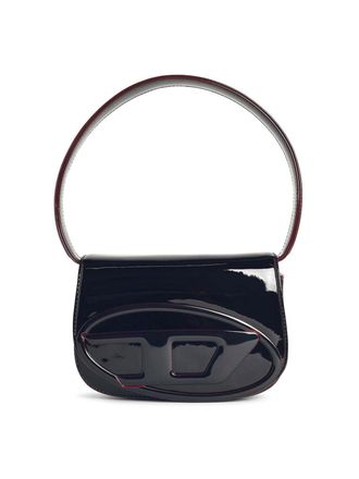 Diesel 1Dr Burgundy Liquid Effect Polyurethane Bag